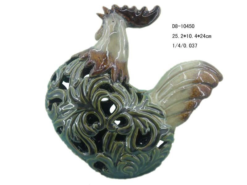 Ceramic-Decorative-Hollow-out-Rooster-D8