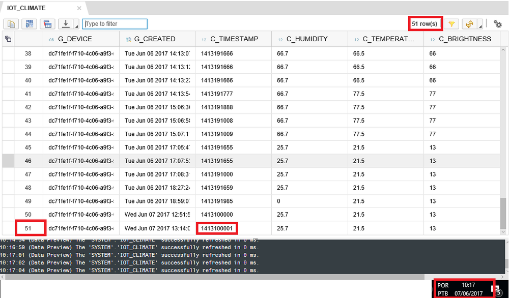 APP - erro - 3. NÃO salvando na tabela do SAP HANA database.png