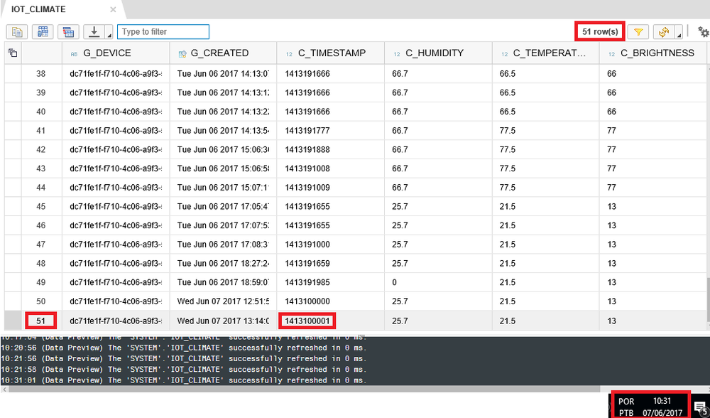 WEB - erro - 4. NÃO Salvando na tabela do SAP HANA database.png